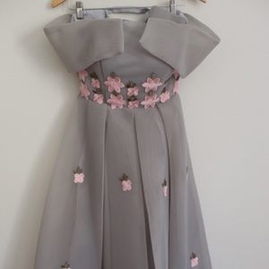 Chicwish Waltz of the Airy Off-Shoulder Dress